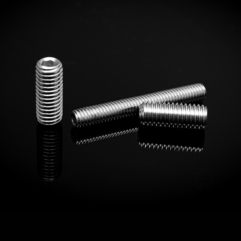 Parafusos de fixação de aço inoxidável do soquete do hexágono do RUÍDO 913 com ponto liso