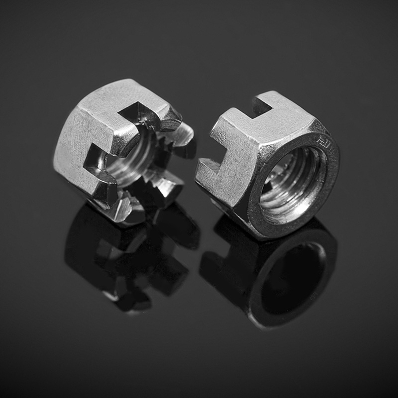 DIN 439 Aço inoxidável Porcas hexagonais chanfradas finas